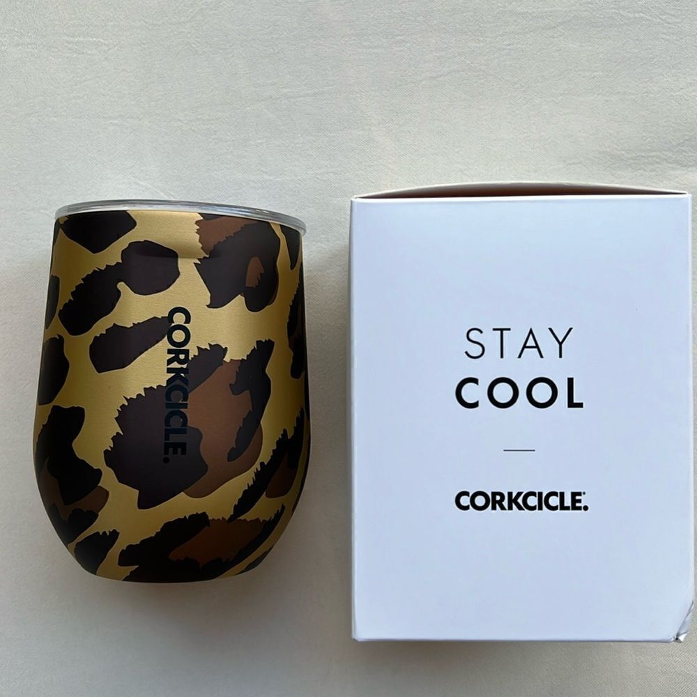 Corkcicle Animal Print Stemless Glass, 12 oz - Picture 2 of 10